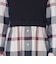 【WEB限定】クレストブリッジチェックニットコンビドレス