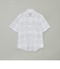 【BLACK lab.】メッシュトリコットクレストブリッジチェックシャツ