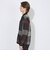 【WEB限定】クレストブリッジチェックメッシュニットカーディガン