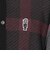 【WEB限定】クレストブリッジチェックメッシュニットカーディガン