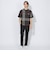 【WEB限定】クレストブリッジチェックメッシュニットTシャツ