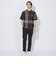 【WEB限定】クレストブリッジチェックメッシュニットTシャツ
