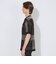 【WEB限定】クレストブリッジチェックメッシュニットTシャツ