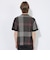 【WEB限定】クレストブリッジチェックメッシュニットTシャツ
