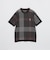 【WEB限定】クレストブリッジチェックメッシュニットTシャツ