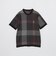 【WEB限定】クレストブリッジチェックメッシュニットTシャツ