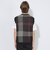 【WEB限定】クレストブリッジチェックメッシュニットベスト