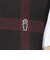 【WEB限定】クレストブリッジチェックメッシュニットベスト