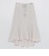 ツイルストレッチイレギュラーヘムスカート