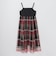 【SWEETコラボ】クレストブリッジチェックチュールプリントドレスセット