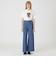 【BLUE LABEL DENIM】【接触冷感】ワイドパンツ