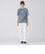 ハイストレッチシャドーチェックTシャツ