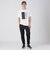 【WEB・一部店舗限定】【BLACK lab.×Admiral】メッシュジャカードロゴトラックパンツ