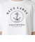 プレーティングシルケットスムースグラフィックロゴTシャツ