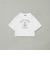 プレーティングシルケットスムースグラフィックロゴTシャツ