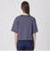 プレーティングシルケットスムースグラフィックロゴTシャツ