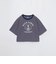 プレーティングシルケットスムースグラフィックロゴTシャツ