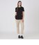 【接触冷感】シルケットスムースサイドチェックTシャツ