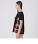 【接触冷感】シルケットスムースサイドチェックTシャツ