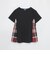 【接触冷感】シルケットスムースサイドチェックTシャツ