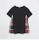 【接触冷感】シルケットスムースサイドチェックTシャツ