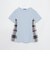 【接触冷感】シルケットスムースサイドチェックTシャツ