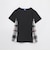 【接触冷感】シルケットスムースサイドチェックTシャツ