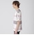 テクスチャーミックスクレストブリッジチェックニットTシャツ