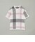 テクスチャーミックスクレストブリッジチェックニットTシャツ