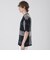 テクスチャーミックスクレストブリッジチェックニットTシャツ