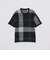 テクスチャーミックスクレストブリッジチェックニットTシャツ