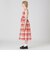 【一部店舗限定】クレストブリッジチェックコットンリネンマキシドレス