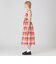 【一部店舗限定】クレストブリッジチェックコットンリネンマキシドレス