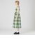 【一部店舗限定】クレストブリッジチェックコットンリネンマキシドレス
