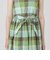 【一部店舗限定】クレストブリッジチェックコットンリネンマキシドレス