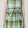 【一部店舗限定】クレストブリッジチェックコットンリネンマキシドレス