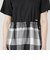 【一部店舗限定】クレストブリッジチェックライトクロッシングツイルコンビドレス