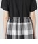 【一部店舗限定】クレストブリッジチェックライトクロッシングツイルコンビドレス