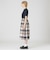 【一部店舗限定】クレストブリッジチェックライトクロッシングツイルコンビドレス