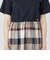 【一部店舗限定】クレストブリッジチェックライトクロッシングツイルコンビドレス