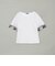 【一部店舗限定】パーシャルチェックスリーブトップス