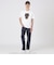 【ハローキティコラボ】クレストブリッジチェックシルエットキティTシャツ