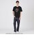 【ハローキティコラボ】クレストブリッジチェックシルエットキティTシャツ