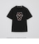 【ハローキティコラボ】クレストブリッジチェックシルエットキティTシャツ