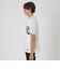 パネルパッチワークプラチナポンチTシャツ