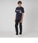 パネルパッチワークプラチナポンチTシャツ