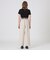 【一部店舗限定】ハイカウントナノストレッチワイドパンツ