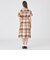 【一部店舗限定】クレストブリッジチェックライトクロッシングツイルドレス
