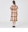 【一部店舗限定】クレストブリッジチェックライトクロッシングツイルドレス
