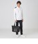 【一部店舗限定】パーシャルクレストブリッジチェックツイルトートバッグ
